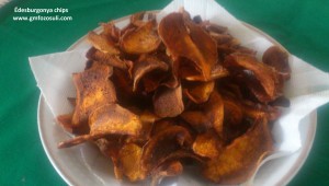 édesburgonya chips