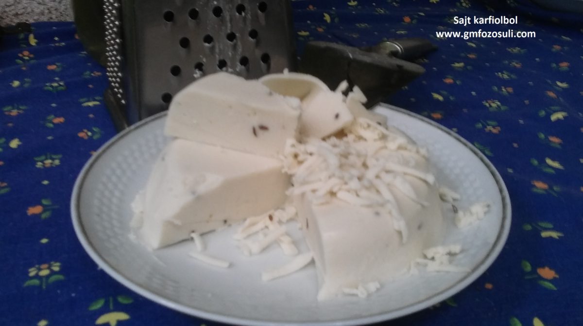 Tejmentes sajt készítése karfiolból