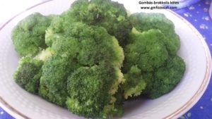 gombás brokkolis köles brokkoli