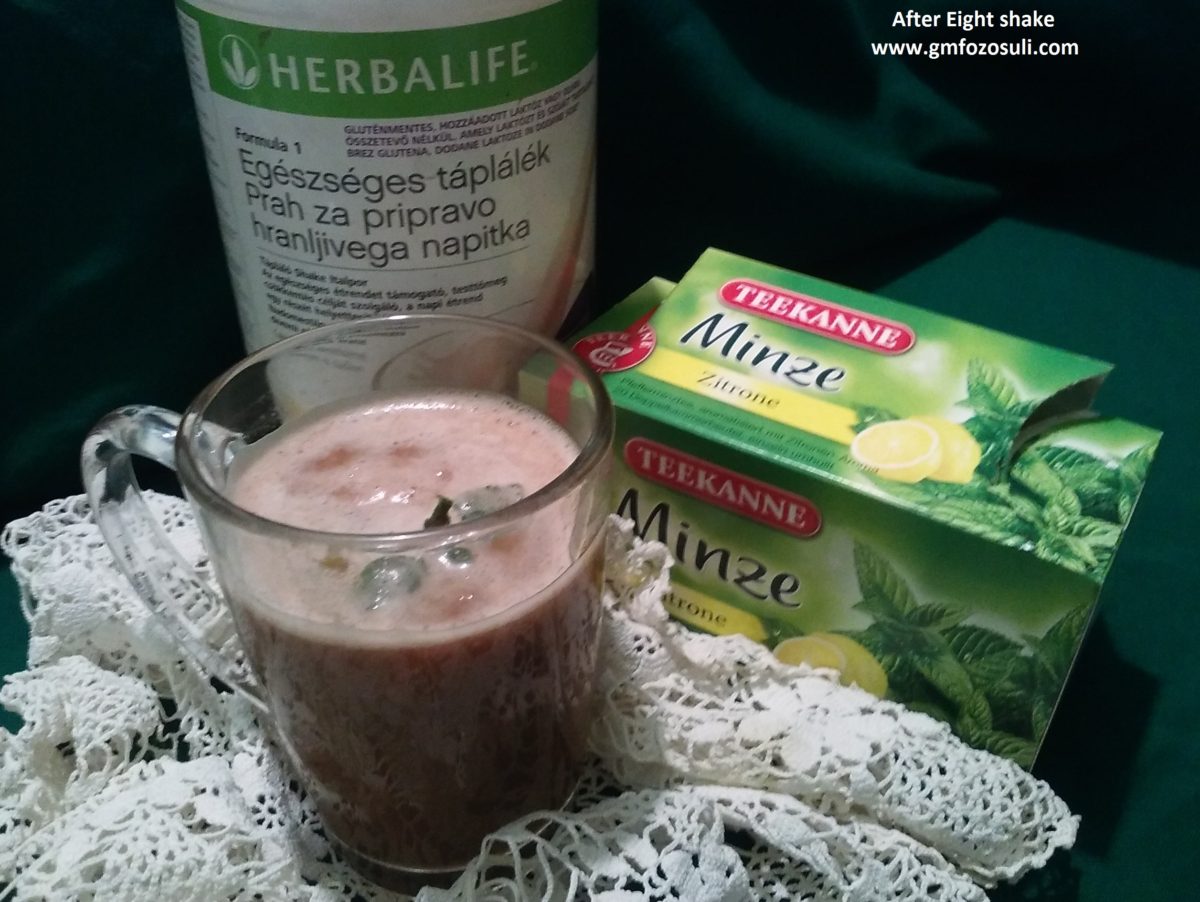 After Eight glutenmentes vegan shake