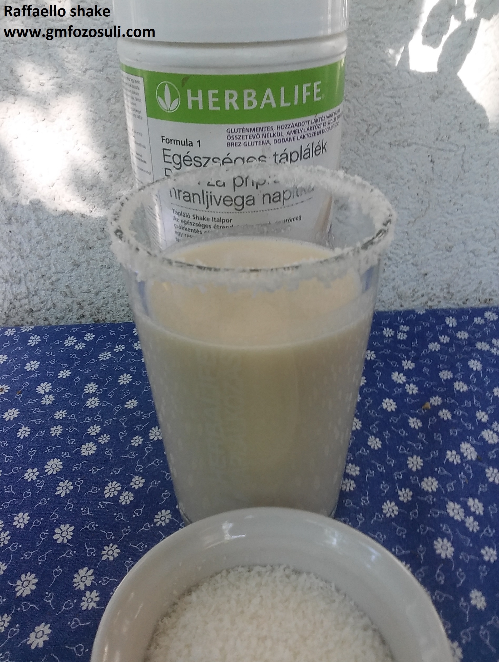 Raffaello shake gluténmentes vegán – Gluténmentes övezet